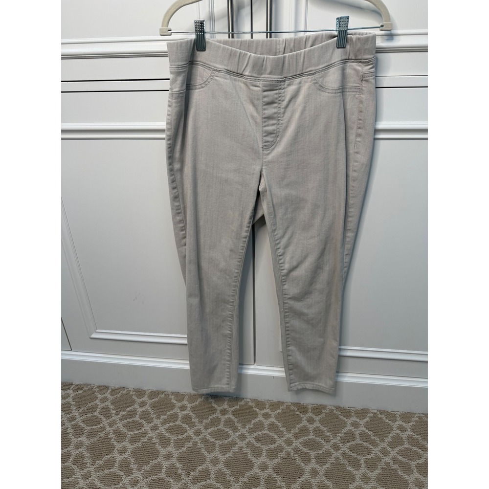 Eileen Fisher Jeggings Women S Grey Very Good Stretch Slim Pull On Pants